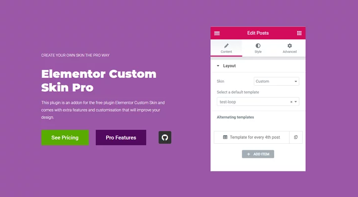 Elementor Custom Skin Pro