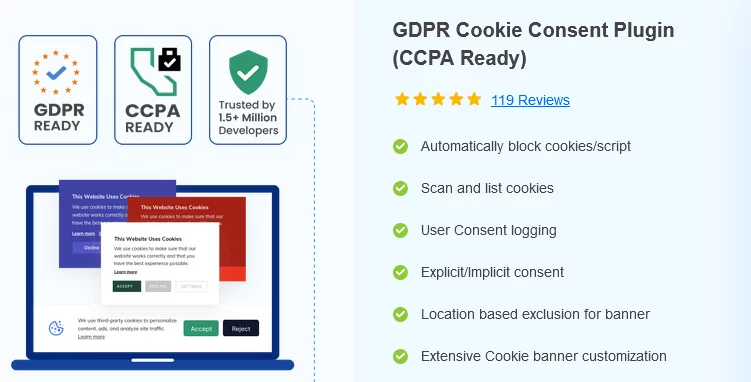 GDPR Cookie Consent Plugin 