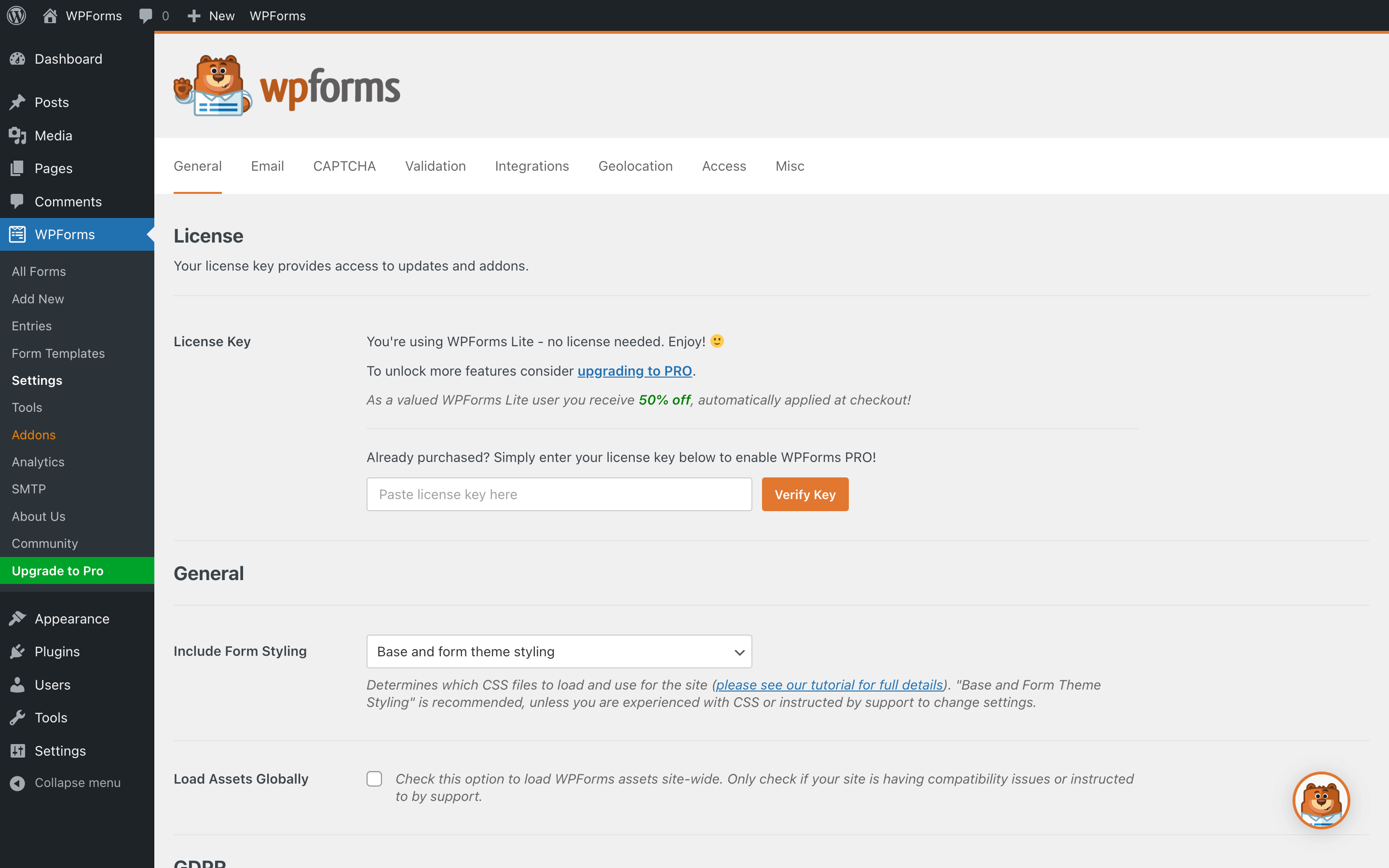 WPForms