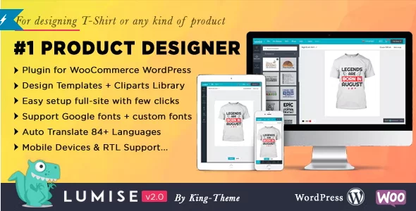 Product Designer for WooCommerce – Lumise