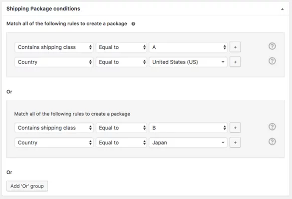 Advanced Shipping Package