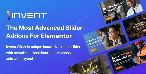 Invent Slider For Elementor